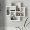 Compact Design Wall Mounted Bookshelf