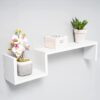 Dripped Living Lounge Drawing Room Floating Organizer Shelves Décor (Set of 2) - Image 2
