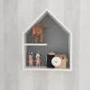 Mini-Cottage Kids Bedroom House Floating Organizer Shelve Decor