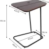 Sleek Line Living Lounge Bedroom Side Laptop Organizer Table - Image 2