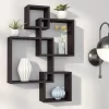 Square Living Lounge Bedroom Floating Shelve Decor