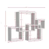 Square Living Lounge Bedroom Floating Shelve Decor - Image 3