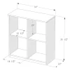 Living Lounge Bedroom Bookcase Organizer Cabinet - Image 3