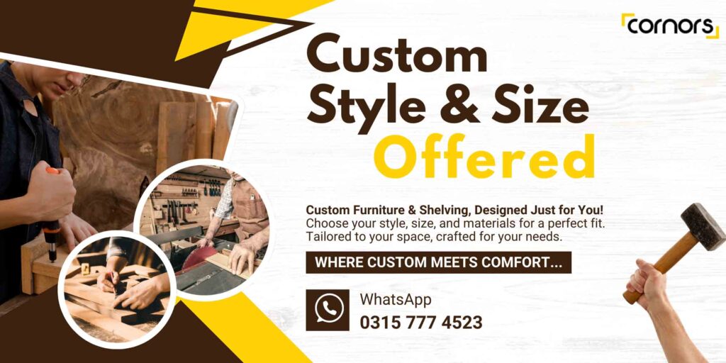 Custom style & Size Offered.