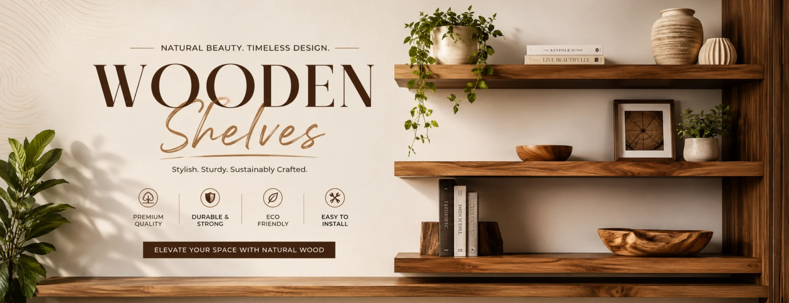 Wooden Shelves